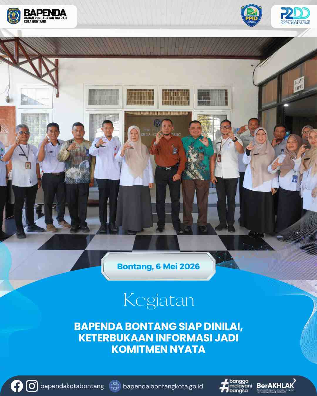 Bapenda Bontang Siap Dinilai, Keterbukaan Informasi Jadi Komitmen Nyata