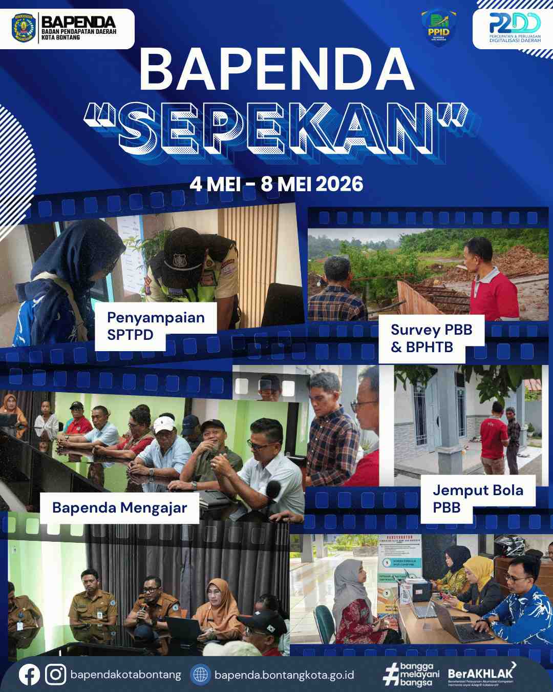 BAPENDA SEPEKAN (4 Mei -  8 Mei 2026)
