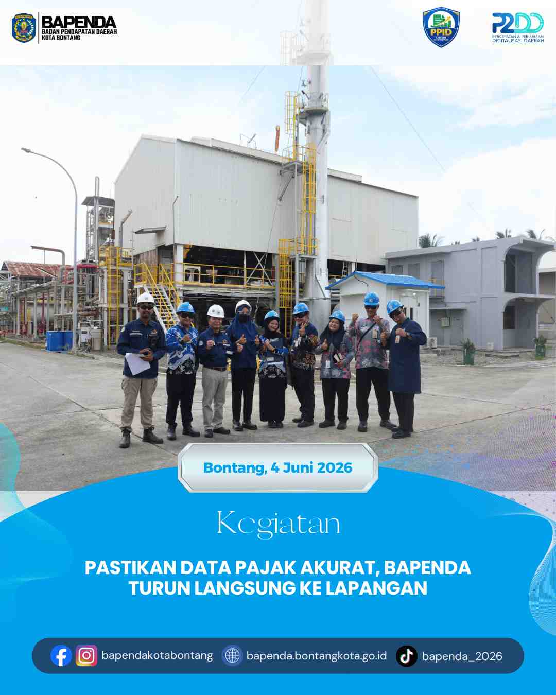Pastikan Data Pajak Akurat, Bapenda Turun Langsung ke Lapangan