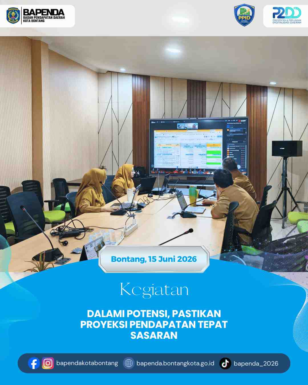 DALAMI POTENSI, PASTIKAN PROYEKSI PENDAPATAN TEPAT SASARAN