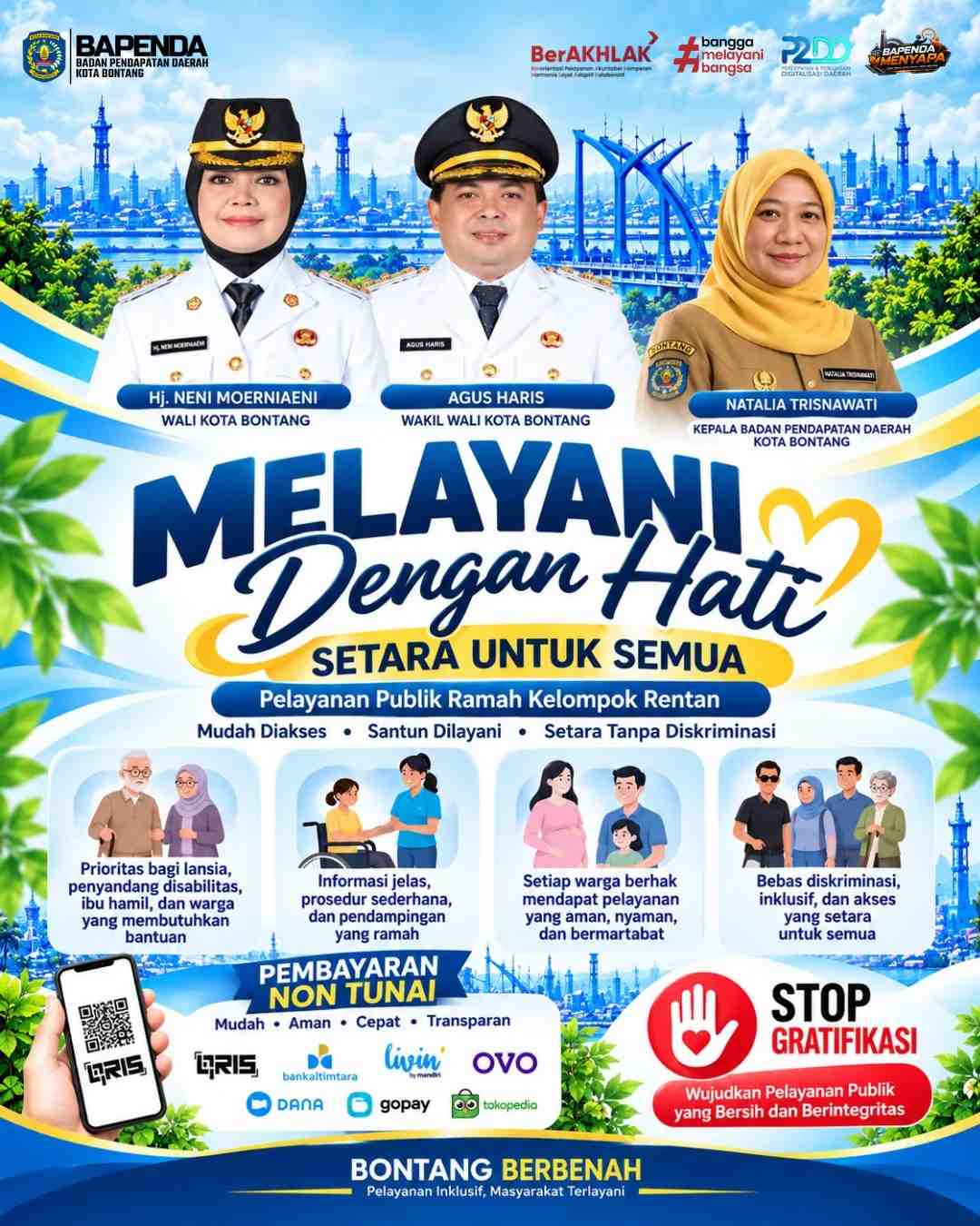 MELAYANI DENGAN HATI, SETARA UNTUK SEMUA