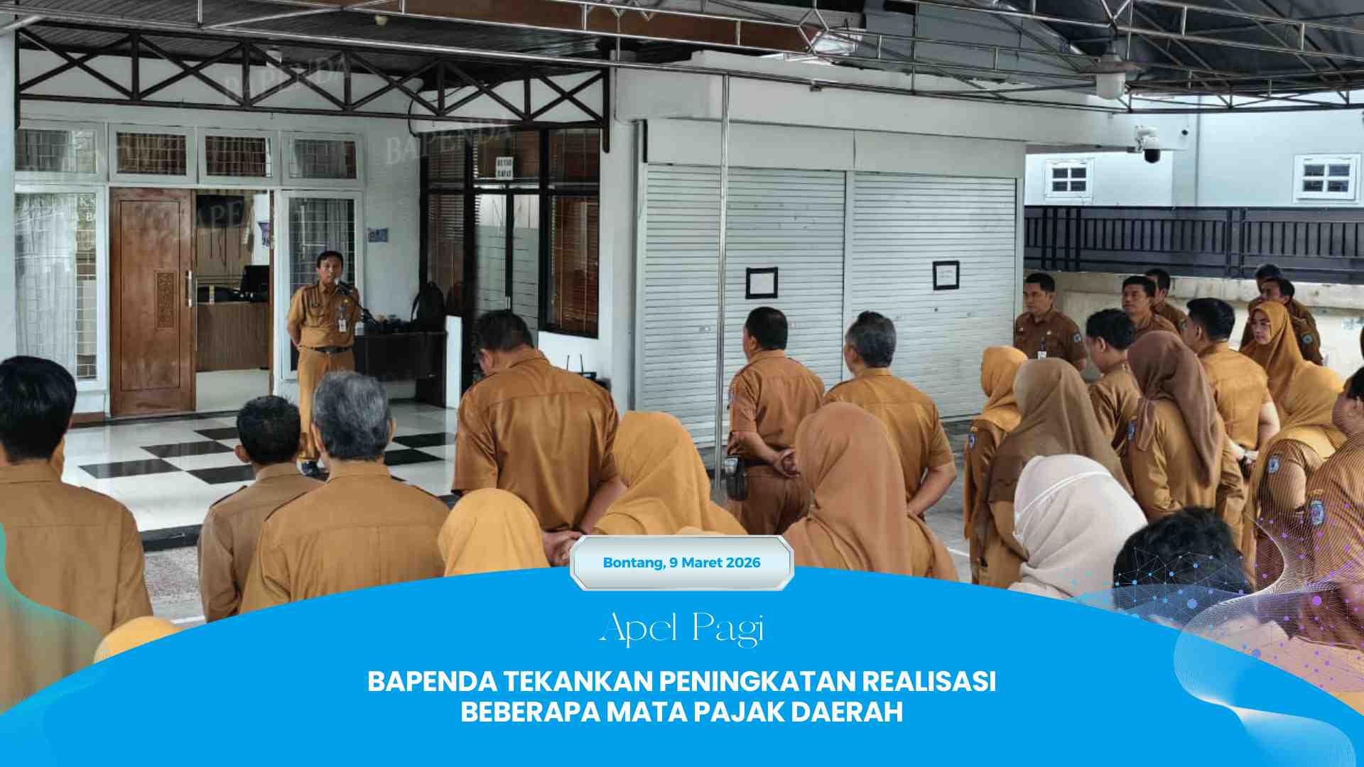 Bapenda Tekankan Peningkatan Realisasi Beberapa Mata Pajak Daerah