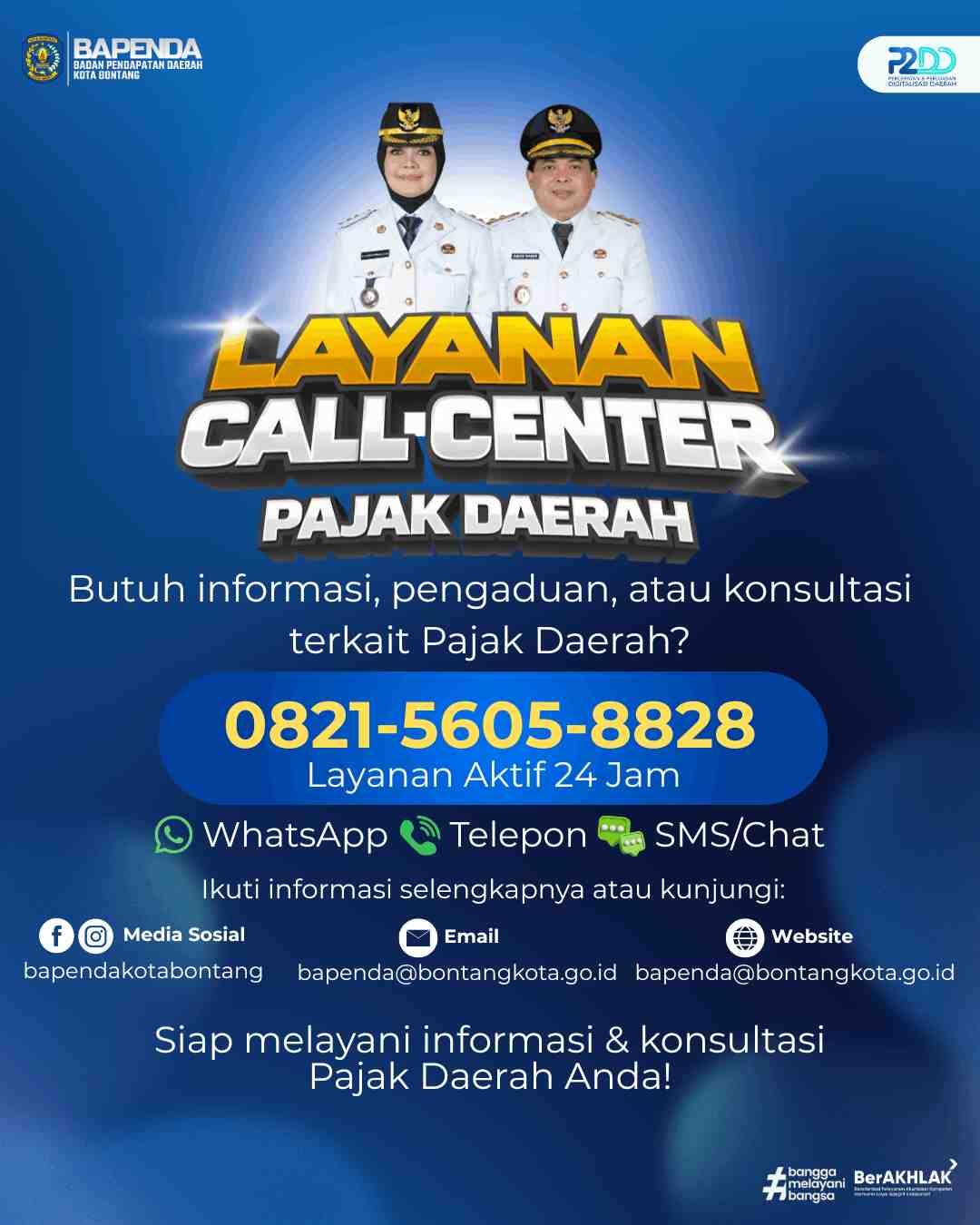 Layanan Call Center Pajak Daerah